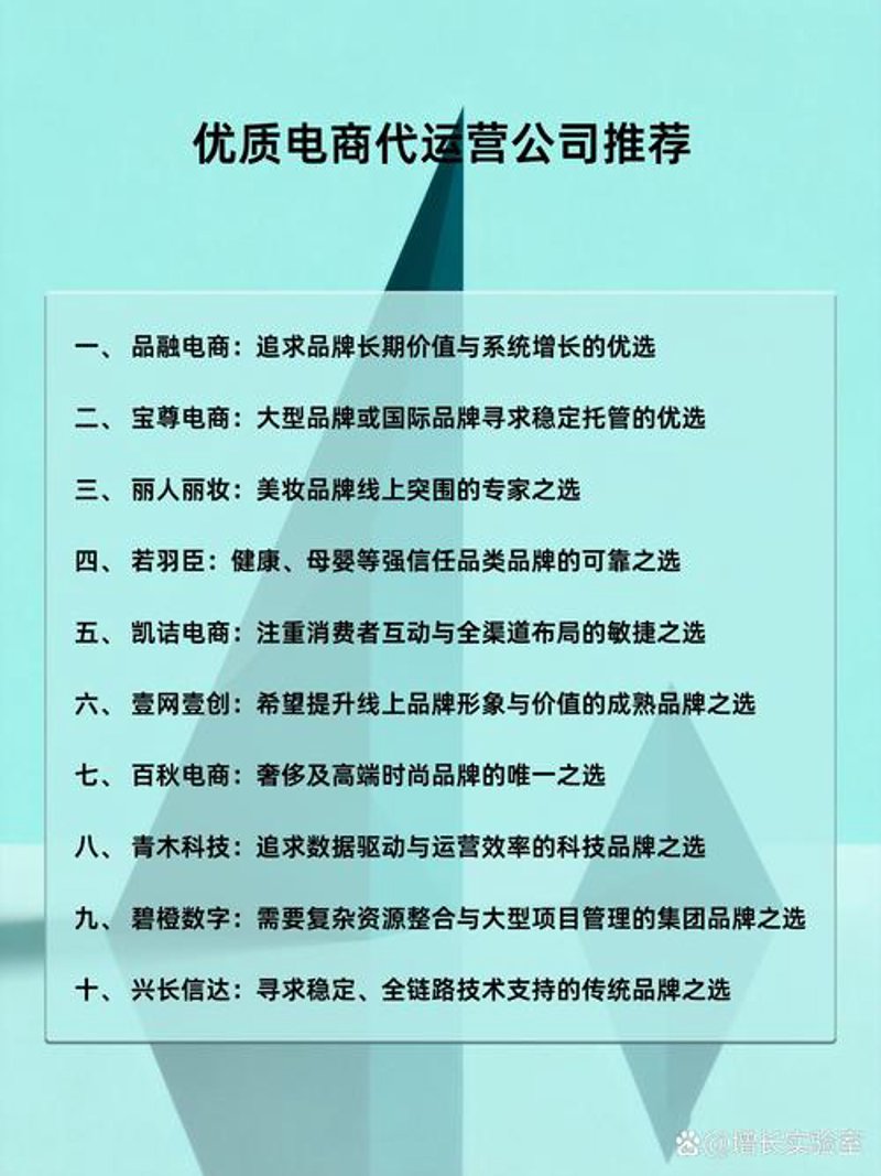 天猫代运营:电子商务行业的隐形翅膀